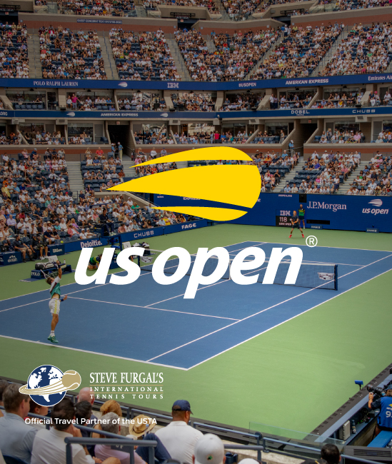 TRAVEL PACKAGES Official Ticket Hospitality Packages For Tennis 2026 US Open Huge Hero 